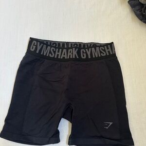 Black gymshark biker shorts
